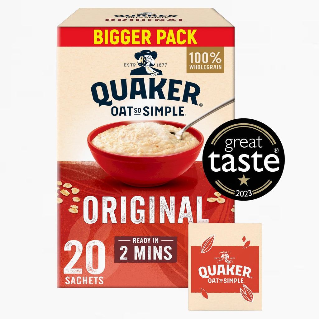 Quaker Oat So Simple Original Big Pack Porridge Sachets 20x27g