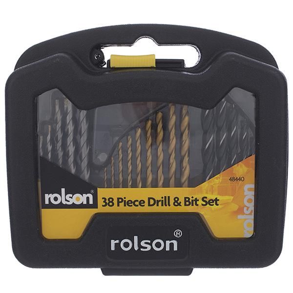 Rolson Drill Bit Set 38pc DIY Sainsburys   