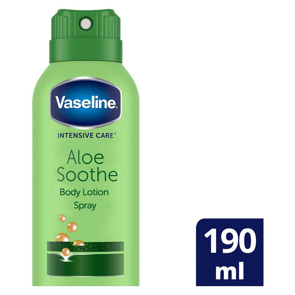 Vaseline Intensive Care Aloe Soothe Spray Moisturiser 190ml