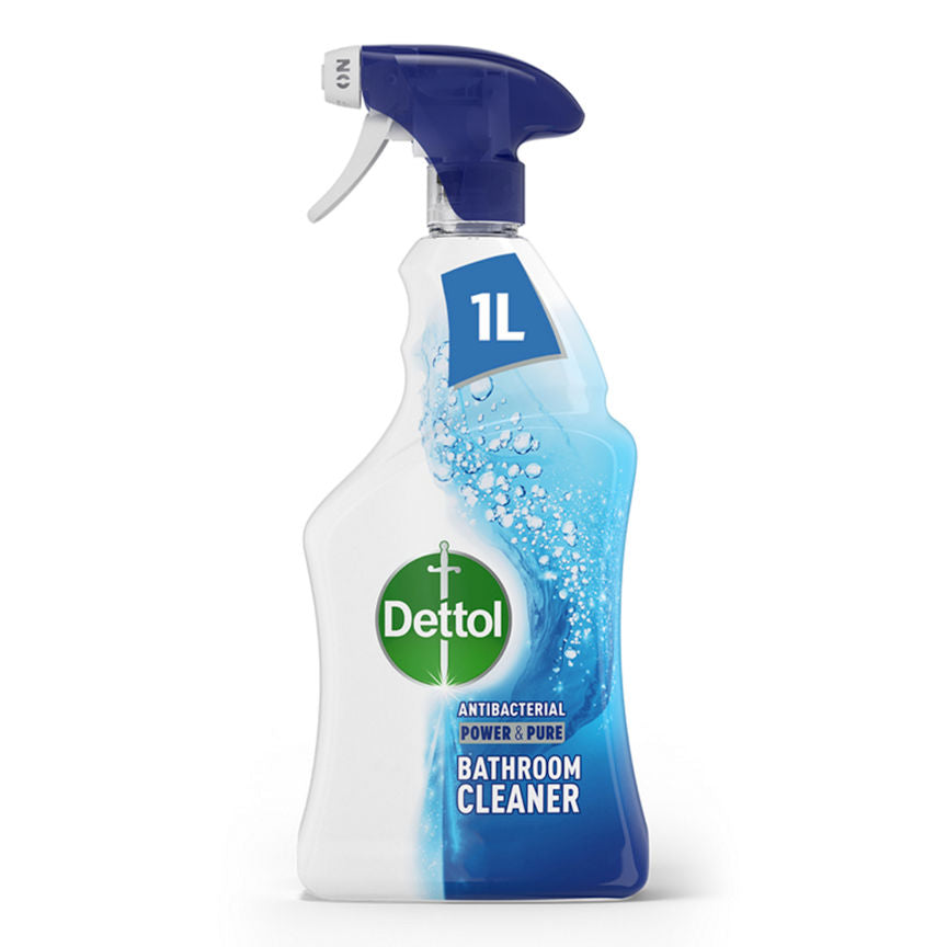 Dettol Power &Pure Antibacterial Disinfectant Bathroom Cleaning Spray