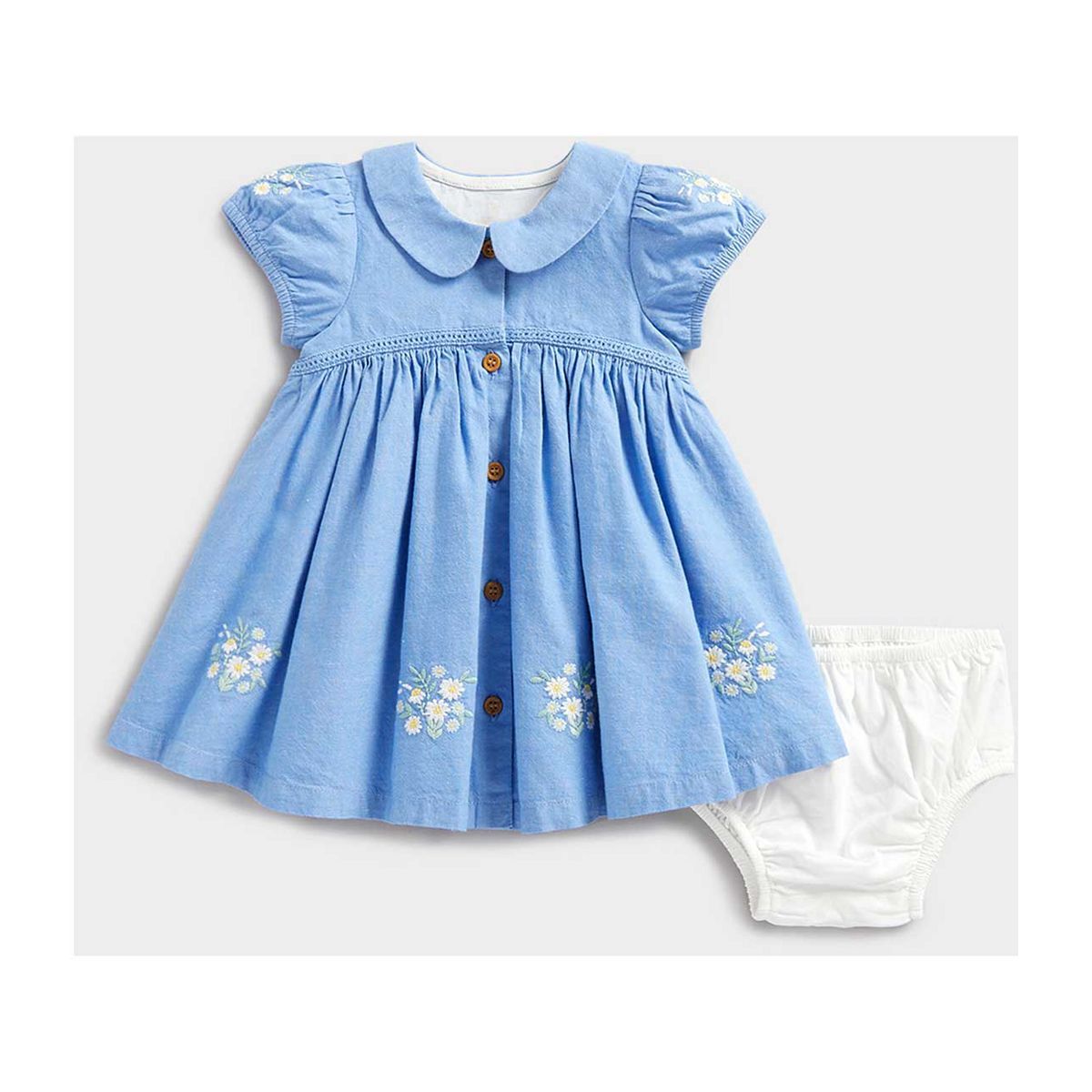 Mothercare Woven Dress with Knickers GOODS Boots   