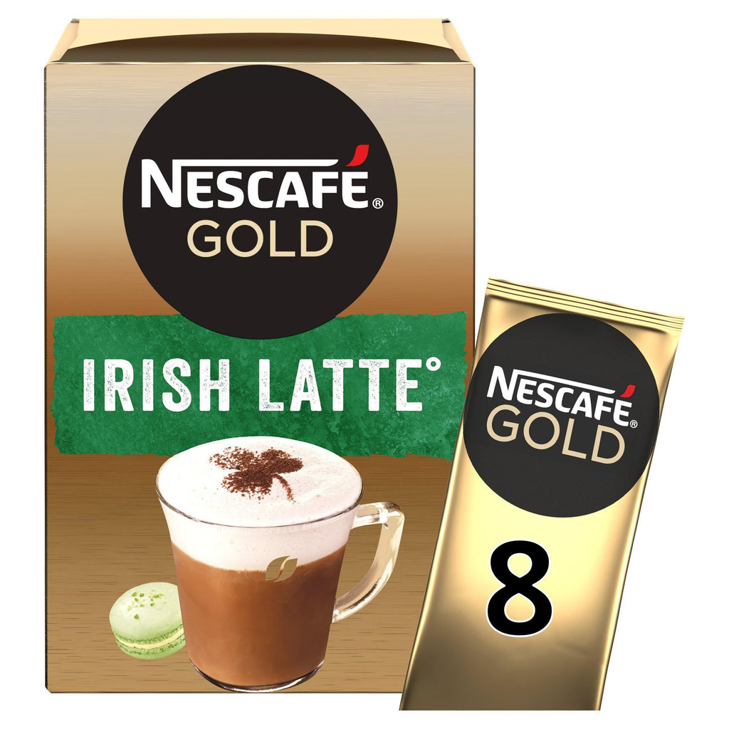 Nescafe Gold Irish Latte Instant Coffee Sachets 8x22g