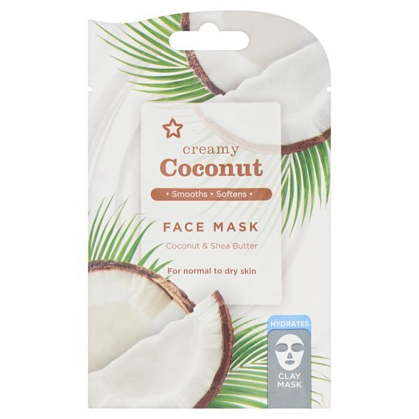 Superdrug Skin Rescue Coconut Creamy Delight Face Mask 15ml