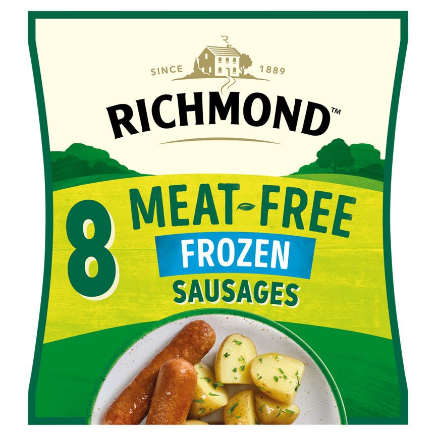 Richmond 8 Vegan Meat-Free Tasty Sausages GOODS ASDA   