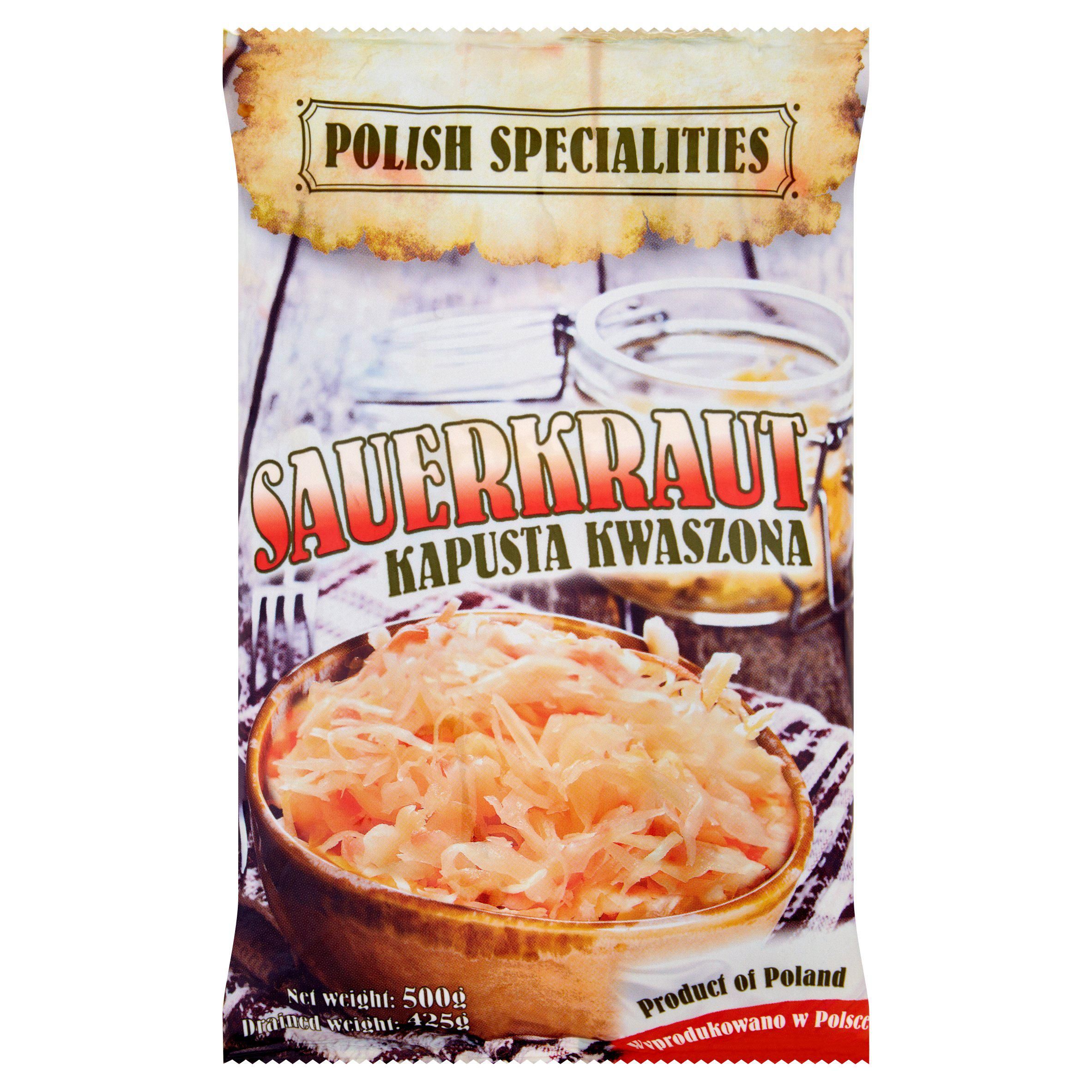 Polish Specialities Sauerkraut 500g Eastern European Sainsburys   