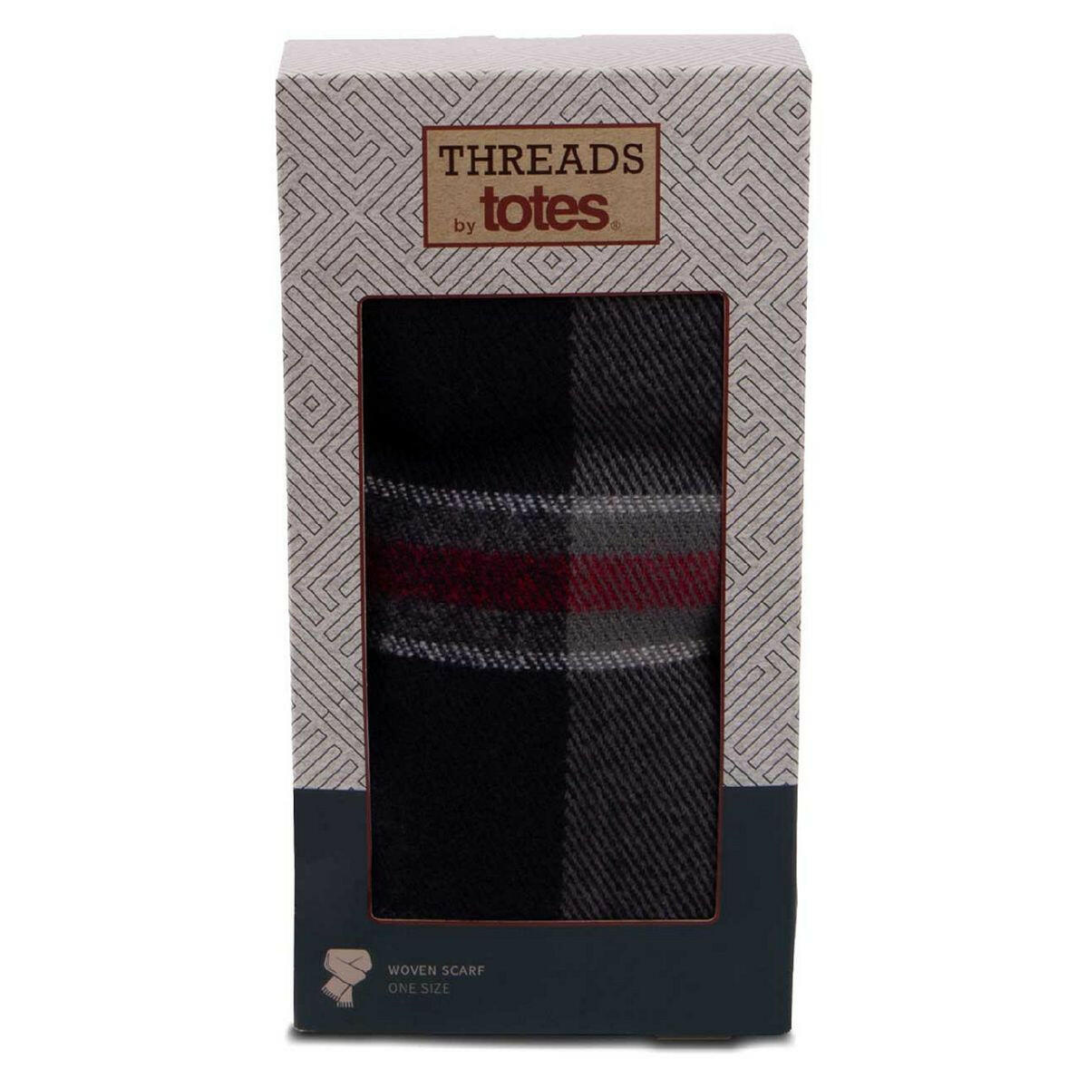 Threads by Totes Woven Check Scarf GOODS Boots   