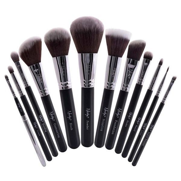 Nanshy 12 Piece Masterful Collection Brush Set (Black) GOODS Superdrug   