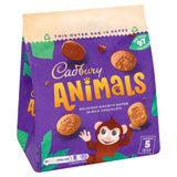 Cadbury Animals Chocolate Biscuits 5 Snack Packs   99.5g