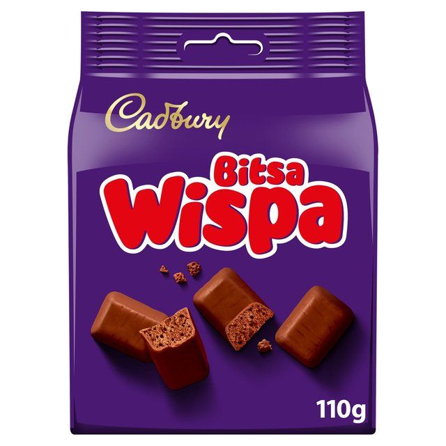 Cadbury Bitsa Wispa Chocolate Bag   110g