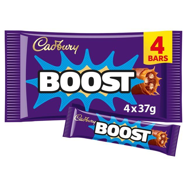 Cadbury Boost Chocolate Bar Multipack   4 x 40g