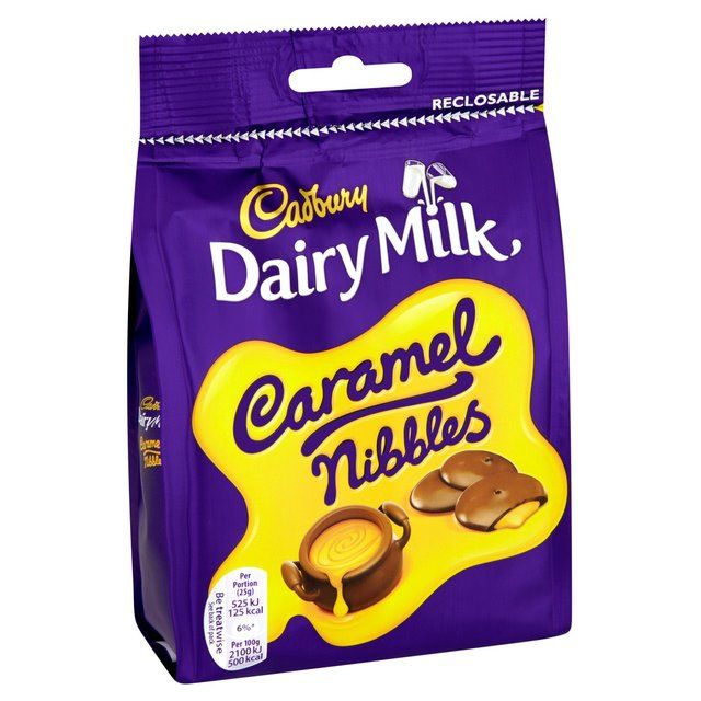 Cadbury Dairy Milk Caramel Nibbles Chocolate Bag