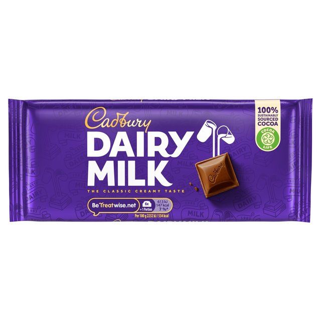 Cadbury Dairy Milk Chocolate Bar   110g