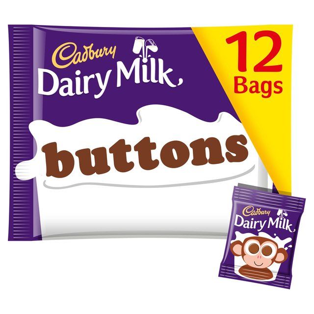 Cadbury Dairy Milk Chocolate Buttons Treatsize Bags