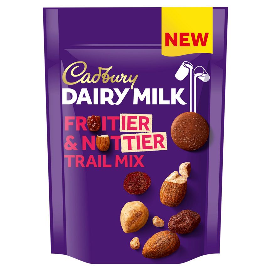 Cadbury Dairy Milk Fruitier & Nuttier Chocolate Trail Mix Bag