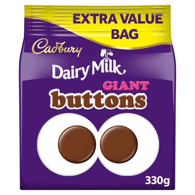 Cadbury Dairy Milk Giant Buttons Chocolate Bag    330g