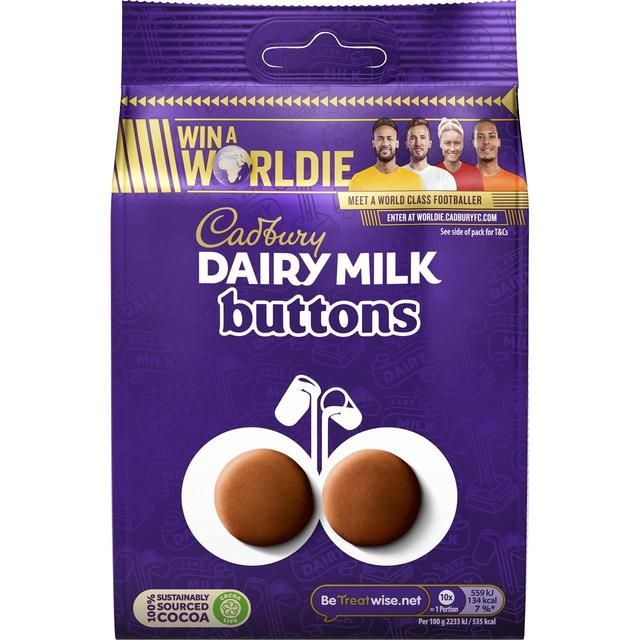 Cadbury Dairy Milk Giant Chocolate Buttons Bag