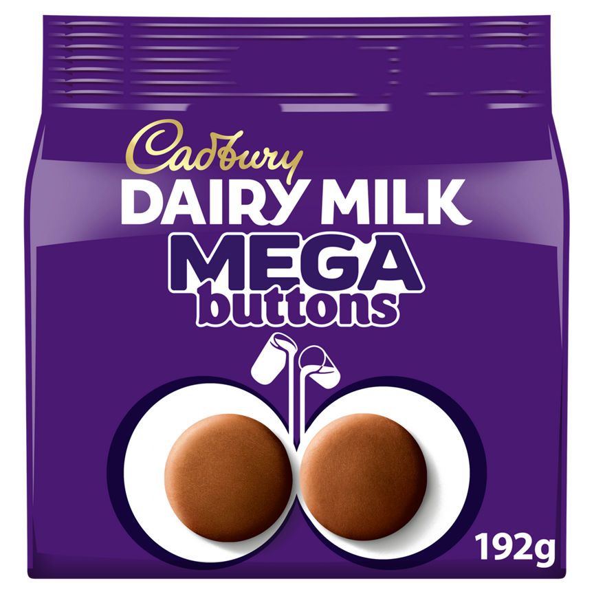 Cadbury Dairy Milk Mega Buttons Chocolate Sharing Bag