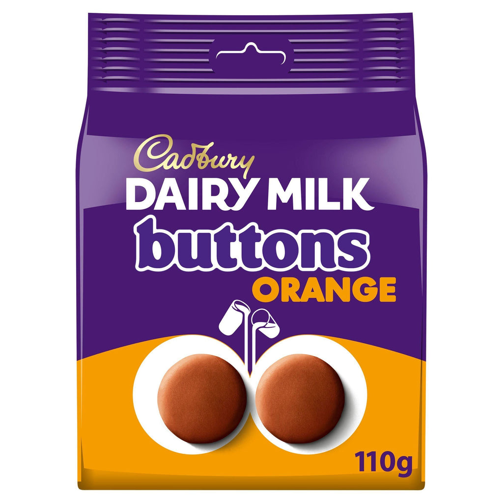 Cadbury Dairy Milk Orange Chocolate Giant Buttons Bag 110g