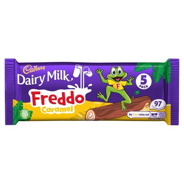 Cadbury Freddo Caramel Chocolate Bar Multipack   5 x 19.5g