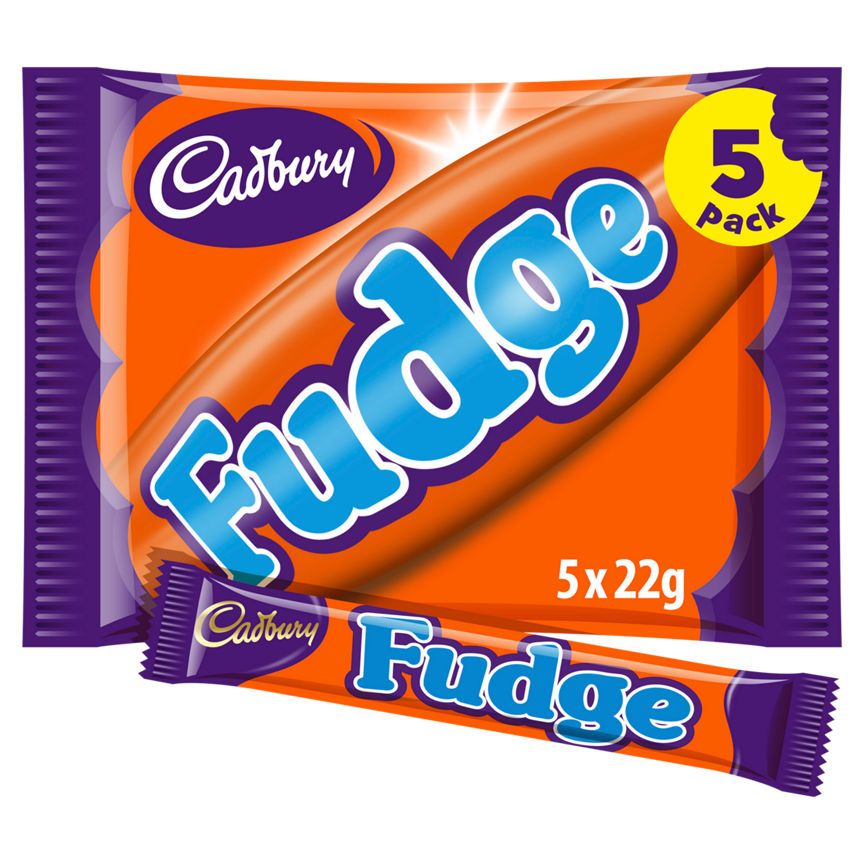 Cadbury Fudge Chocolate Bars 5 Pack