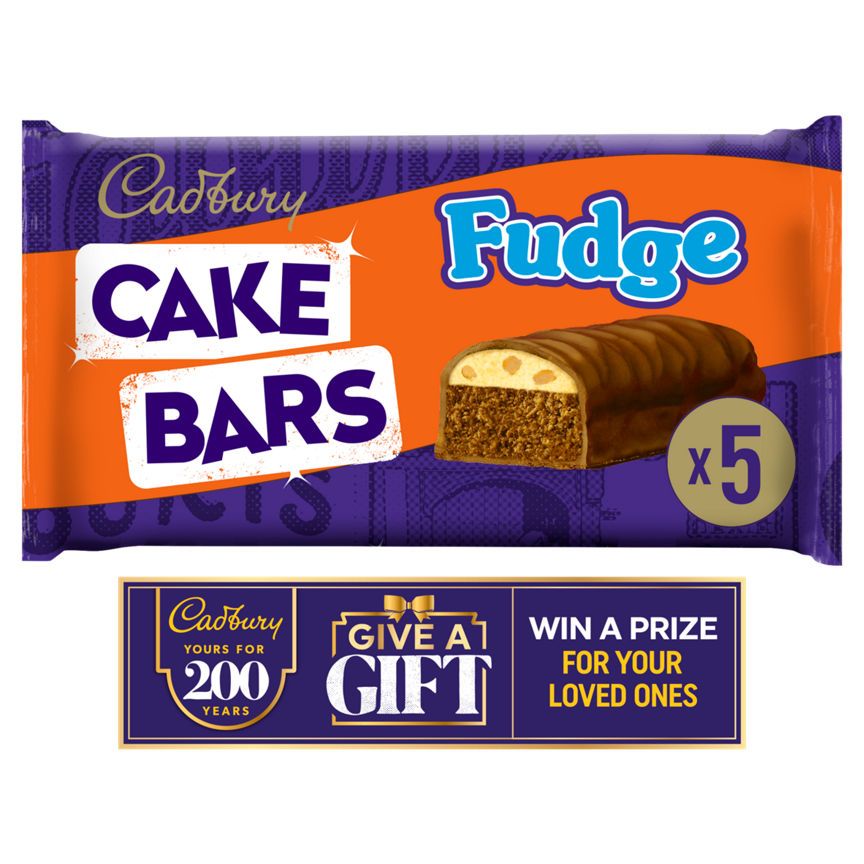 Cadbury Fudge Chocolate Cake Bars