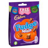 Cadbury Fudge Minis Chocolate Bag   120g