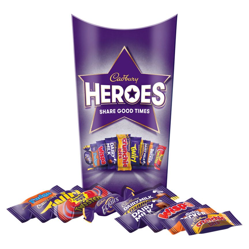 Cadbury Heroes Chocolate Carton