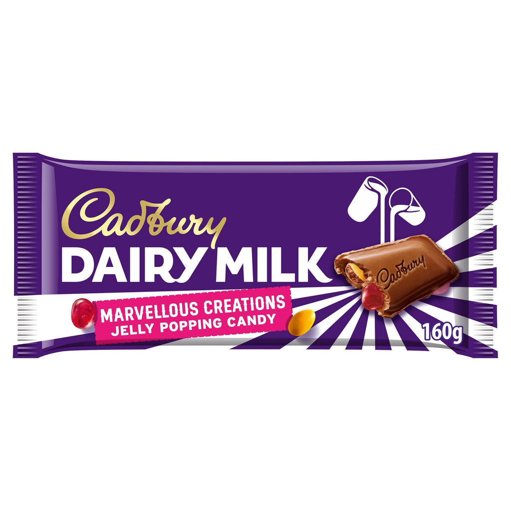 Cadbury Marvellous Creations Jelly Pop Candy Chocolate Bar 160g