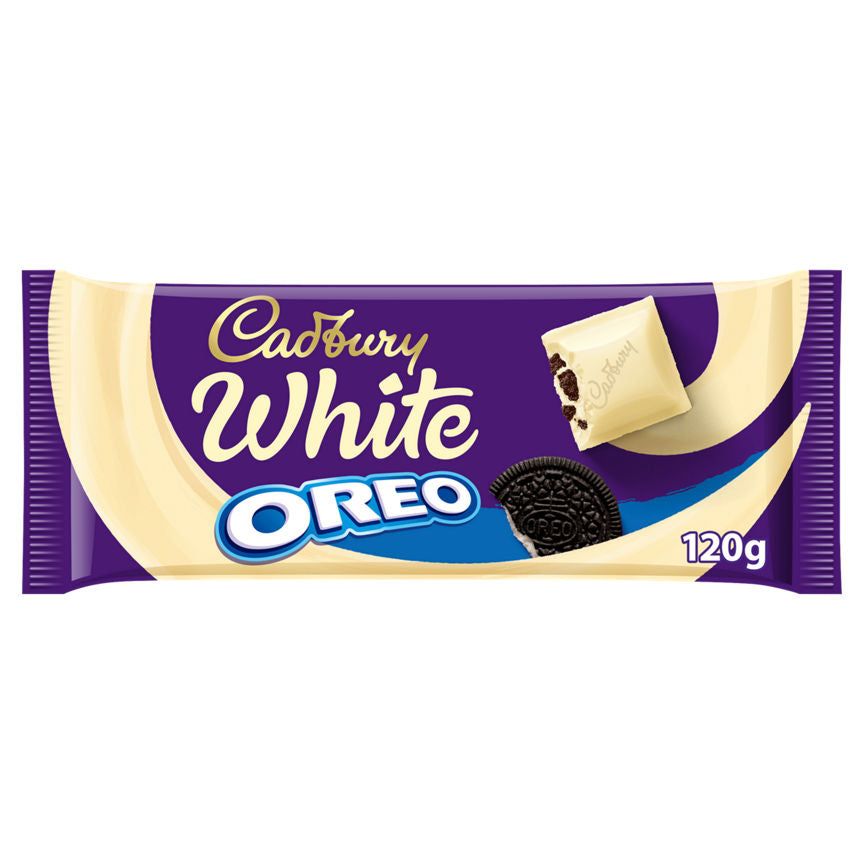 Cadbury White Chocolate Bar with Oreo