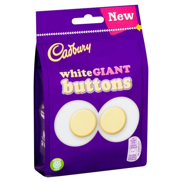 Cadbury White Chocolate Giant Buttons Bag