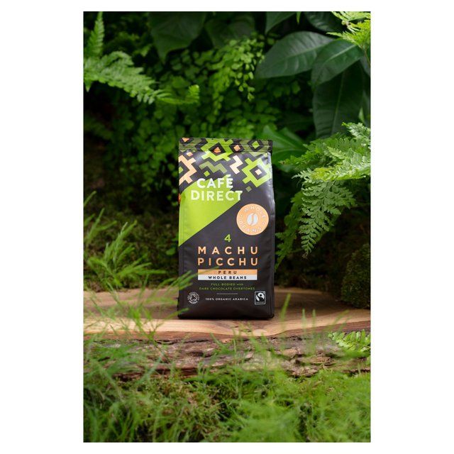 Cafedirect Fairtrade Organic Machu Picchu Peru Coffee Beans   227g