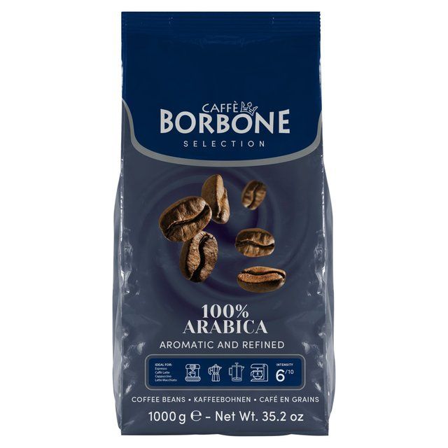 Caffe Borbone 100% Arabica Intensity 6 Coffee Beans   1kg