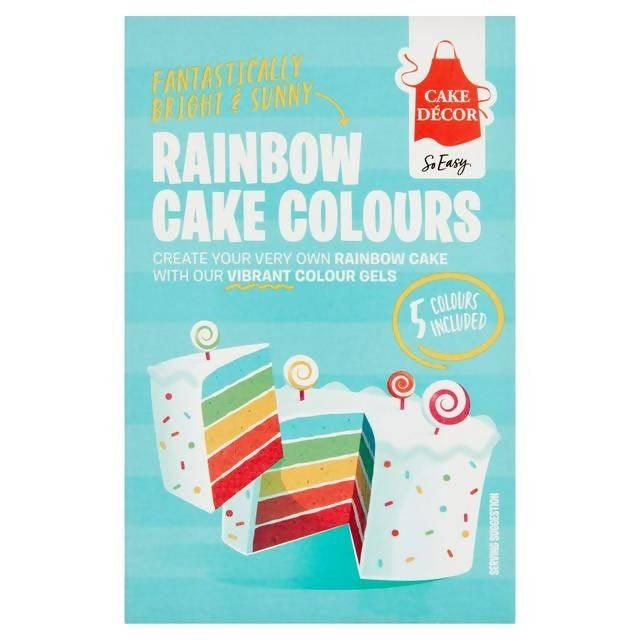 Cake Decor Rainbow Cake Colour Gels 50g