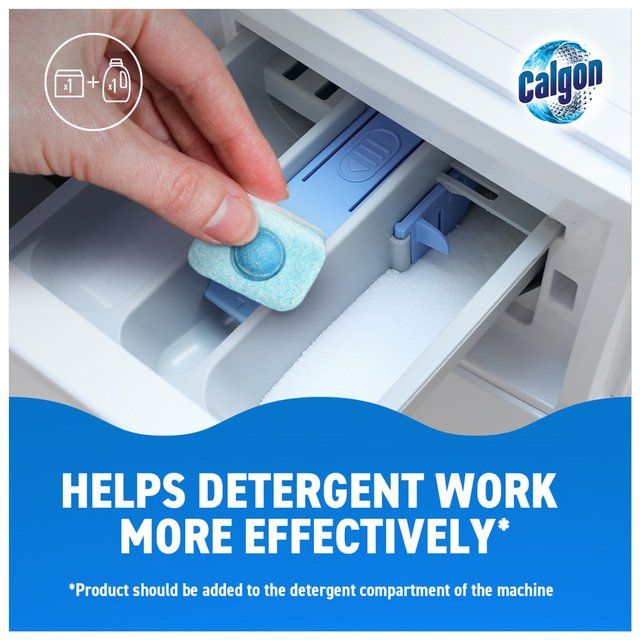 Calgon 4-in-1 Washing Machine Water Softener Tablets   75 per pack