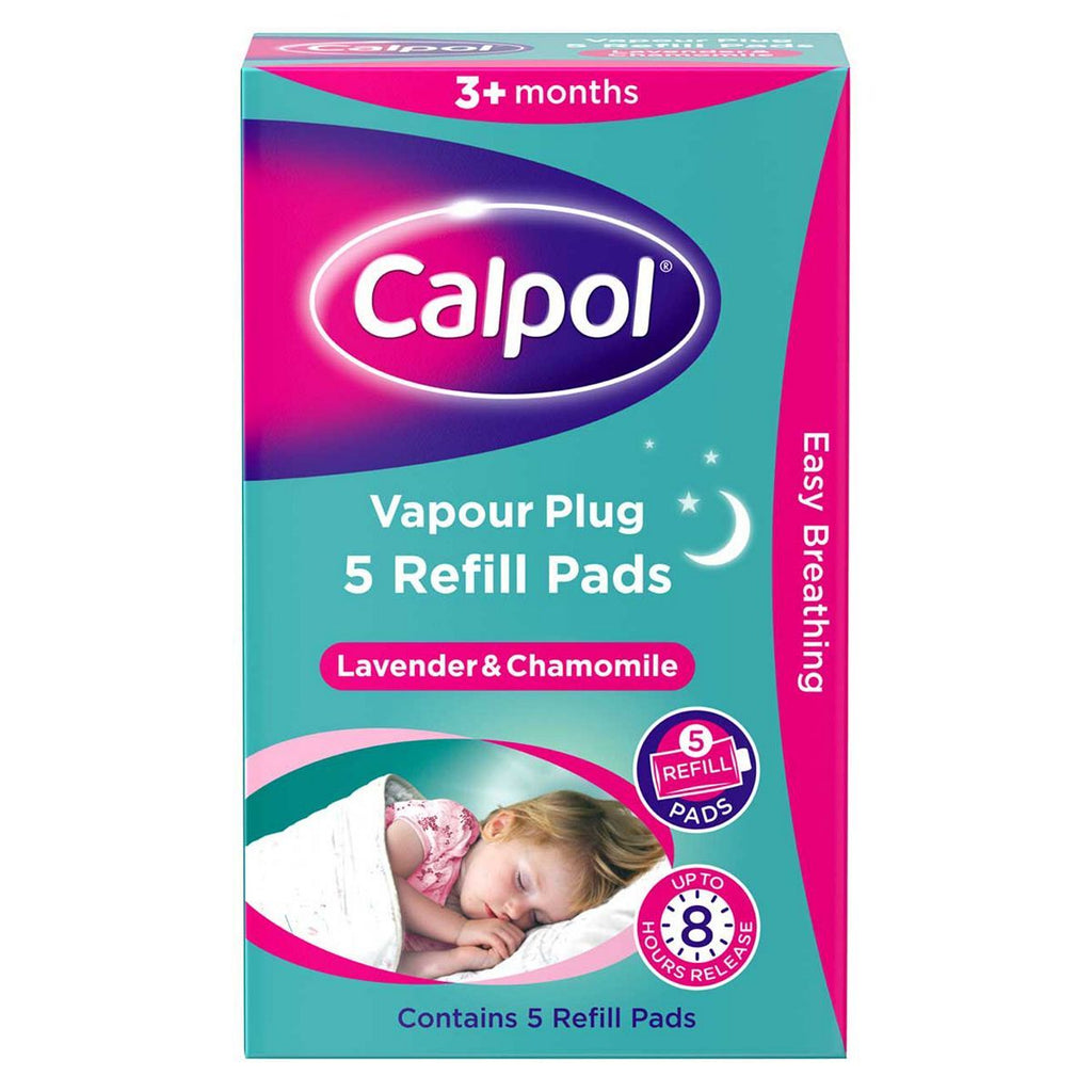 Calpol Vapour Plug 5 Refill Pads - Lavender & Chamomile