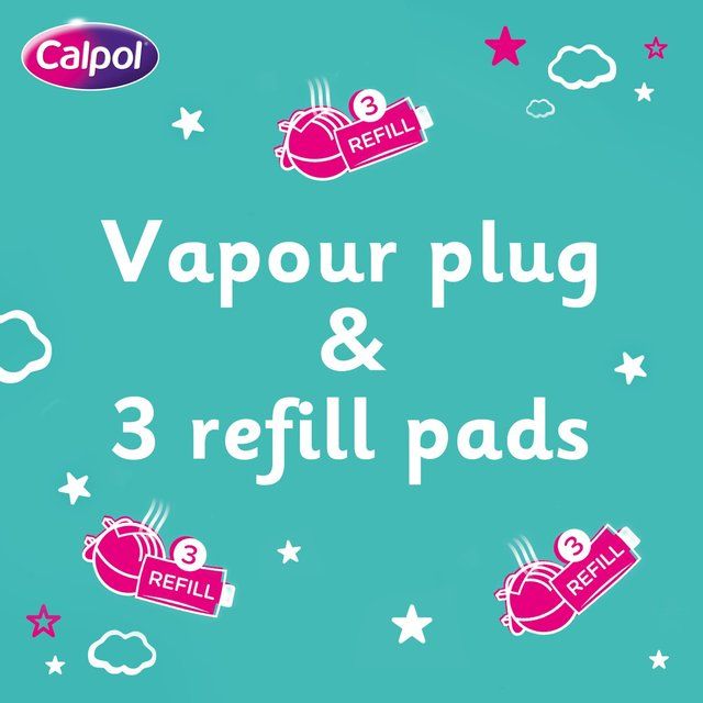 Calpol Vapour Plug  &amp;amp; Nightlight  + 3 Refill Pads Lavender &amp;amp; Chamomile