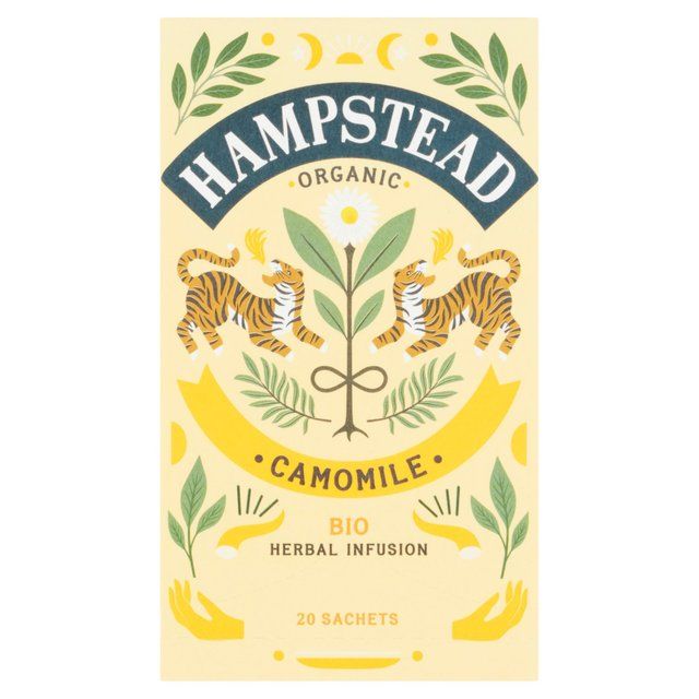 Camomile Infusion Organic Hampstead Tea   20 per pack