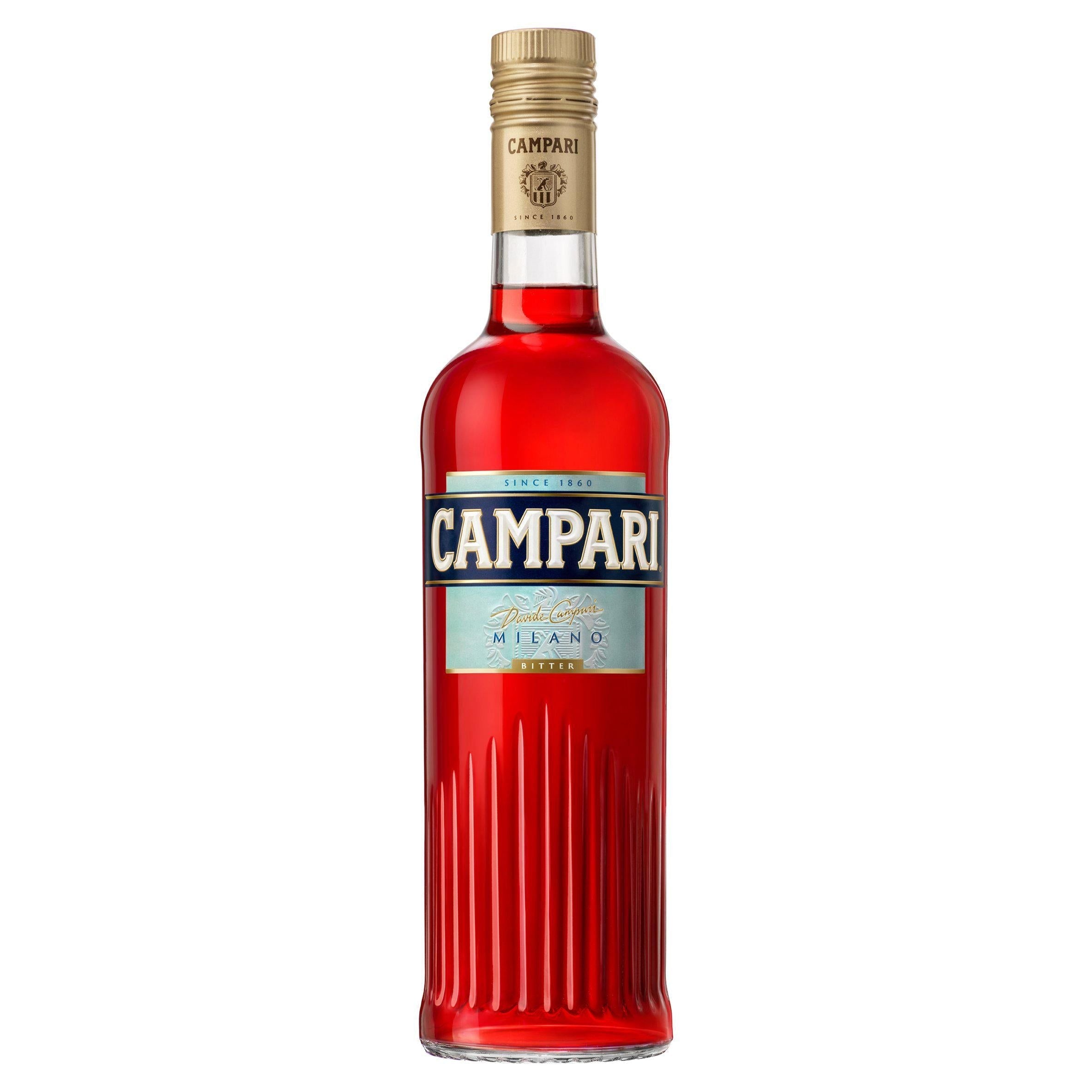 Campari Bitter, 25% ABV - Italian Spirit Aperitif Cocktail 70cl