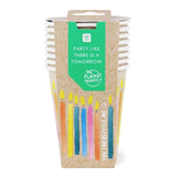 Candles Recyclable Paper Party Cups   8 per pack