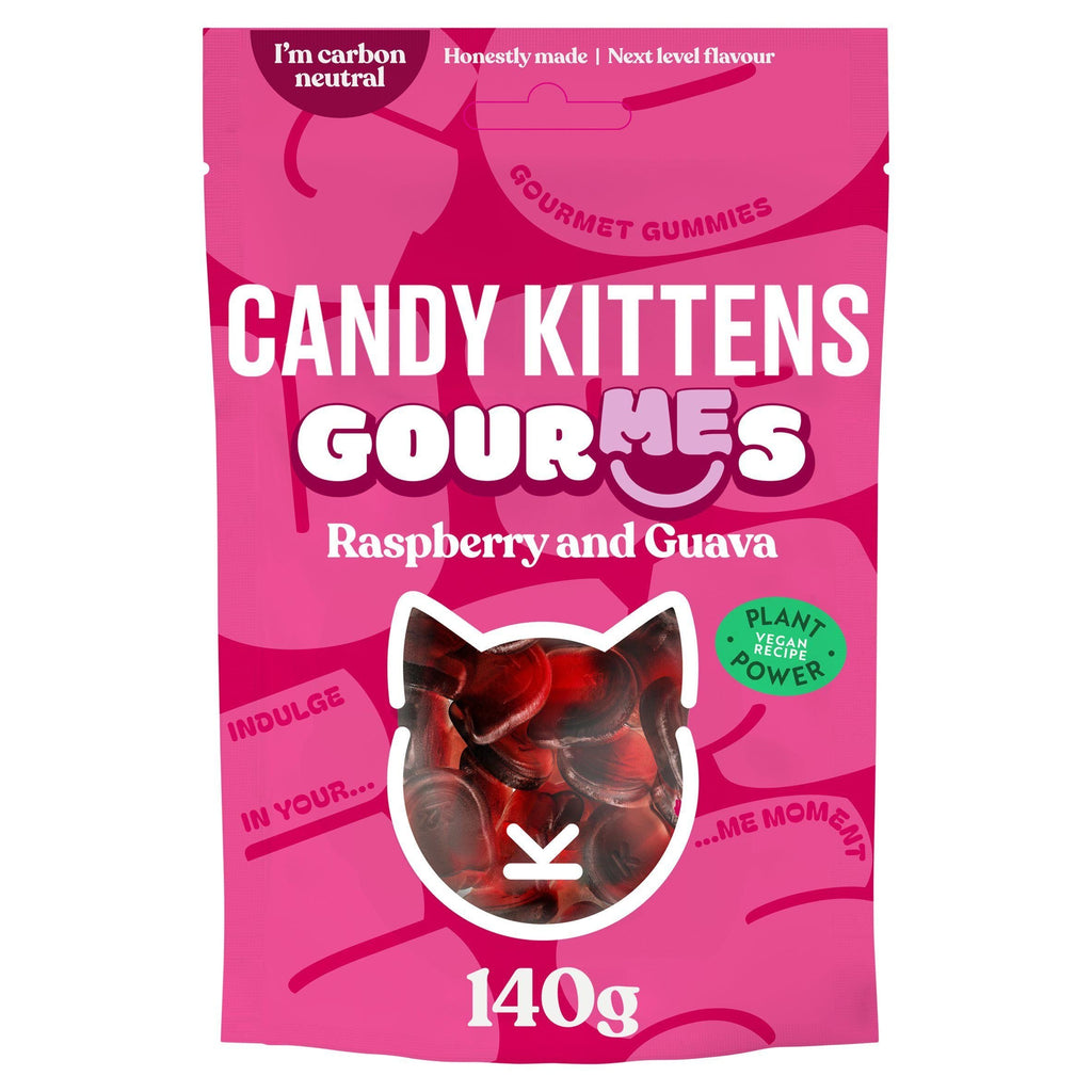 Candy Kittens Gourmies Sweet Raspberry & Guava 140g