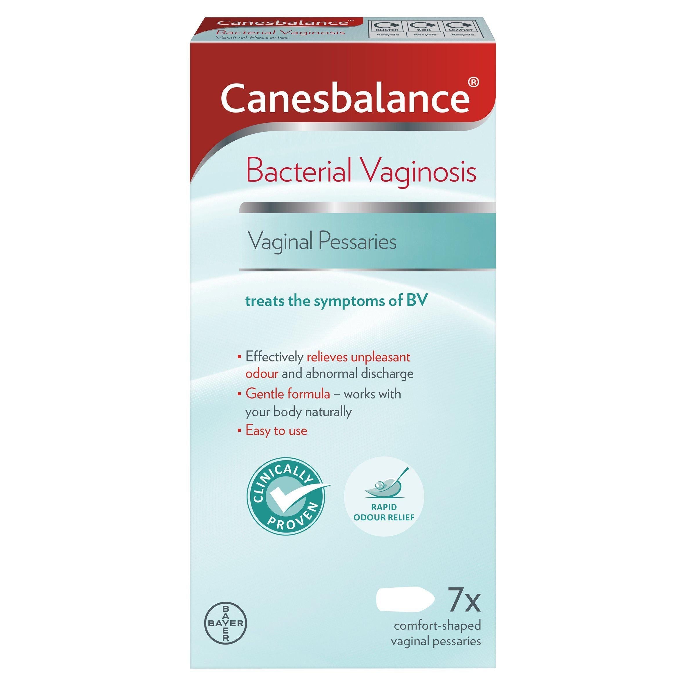 Canesbalance Bacterial Vaginosis Vaginal Pessaries