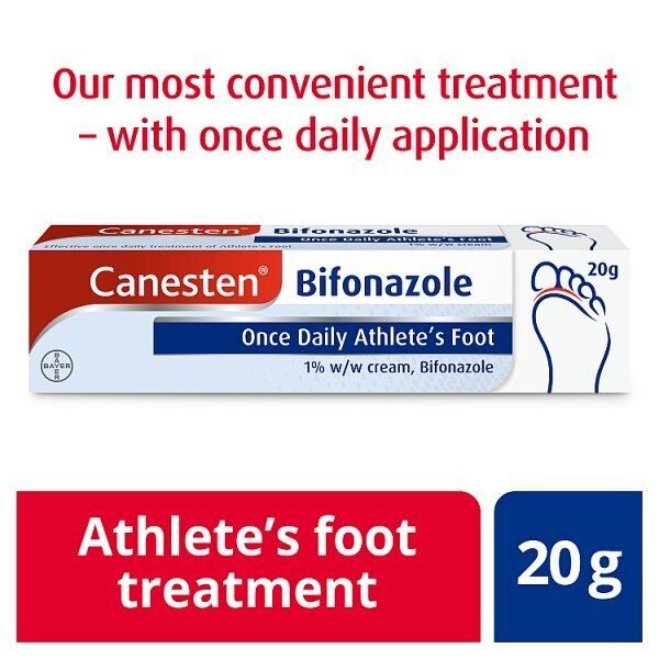 Canesten Bifonazole Once Daily Athletes Foot 1% w/w Cream