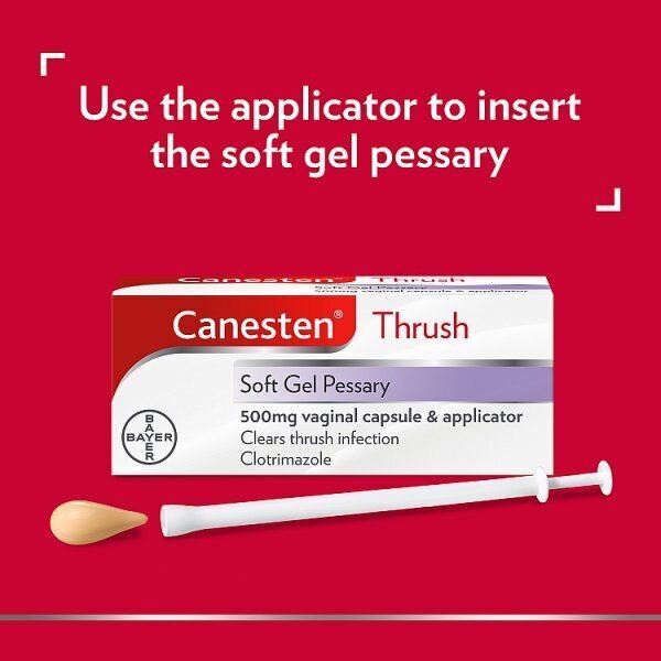 Canesten Thrush Combi Soft Gel Pessary &amp;amp; External Cream 500mg