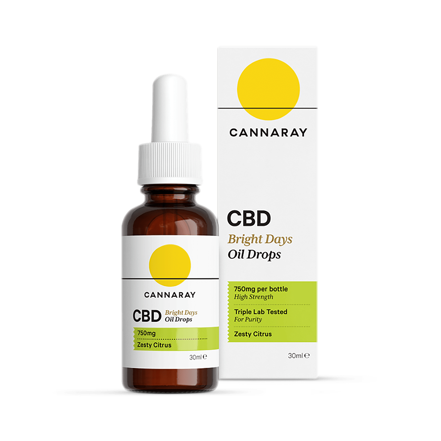 Cannaray Bright Days CBD Oil