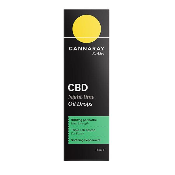 Cannaray Cbd Night Time Oil Drops 1800Mg 30Ml