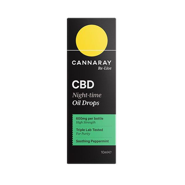 Cannaray Cbd Night Time Oil Drops 600Mg 10Ml