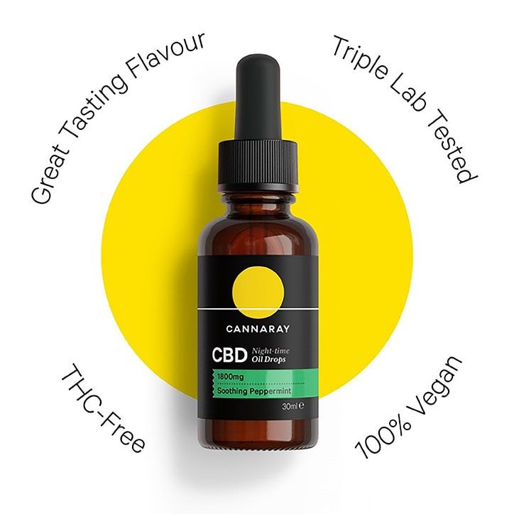 Cannaray Night-Time CBD Oil 600mg 10ml