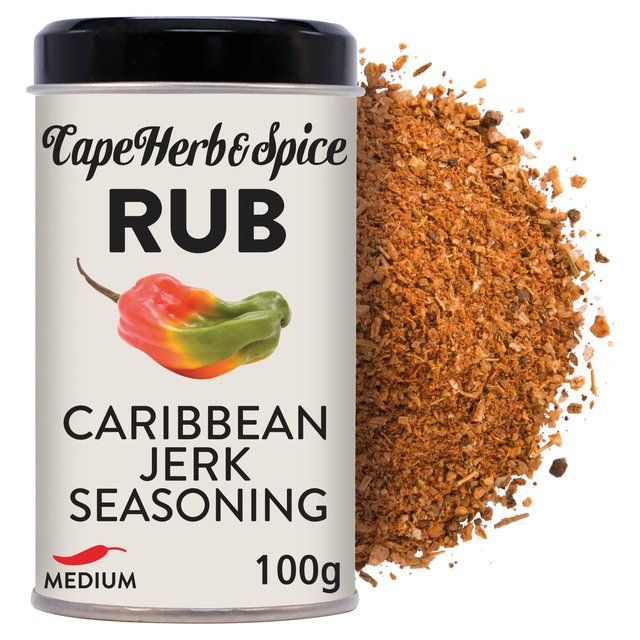 Cape Herb & Spice Caribbean Jerk Seasoning Rub Tin   100g