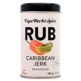 Cape Herb &amp;amp; Spice Caribbean Jerk Seasoning Rub Tin   100g