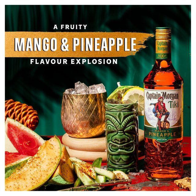 Captain Morgan Tiki Pineapple and Mango Rum Based Spirit Drink